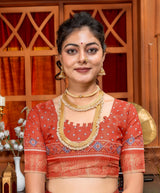 Elegant Multicolor Patola Silk Saree with Traditional Motif Prints